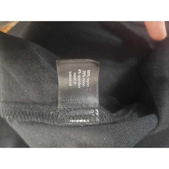 NWT Lane Bryant Black V-Neck Long Sleeve Fit Flare Maxi Dress 24 - Picture 7 of 9